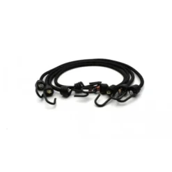 AB Camping - Gummikabler Med Krog 80 Cm (4-pak)