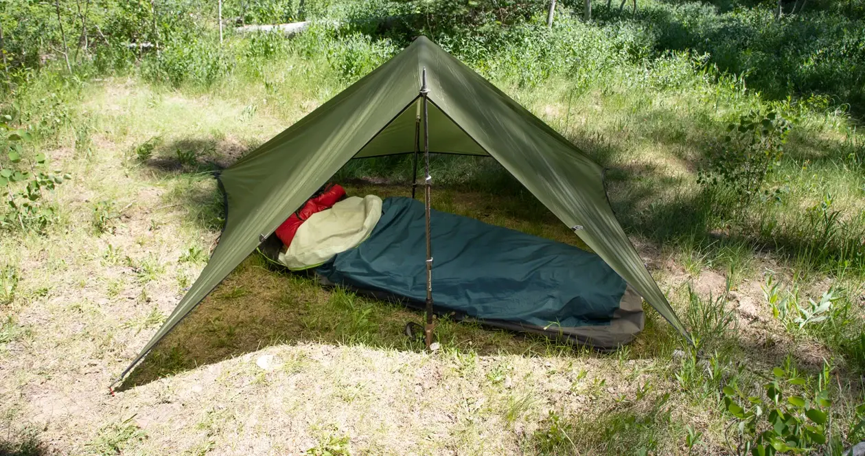 Robens Summit Butik -Robens Summit Butik Bivy sack camp setup for backcountry hunting 1